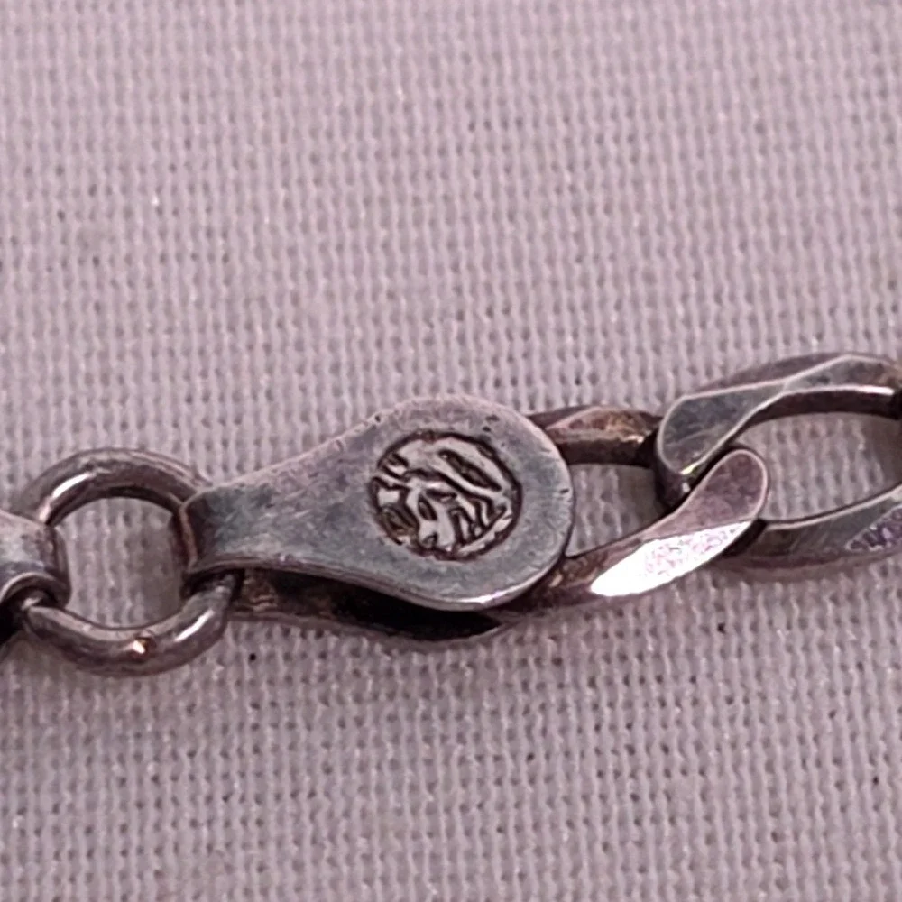 925 Sterling Silver Italy Curb Chain Necklace 30